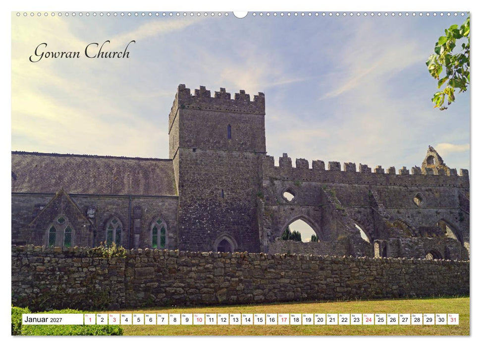 Irland - Abteien und Burgen (CALVENDO Wandkalender 2027)