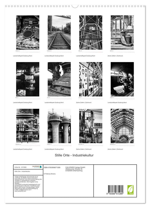 Stille Orte - Industriekultur (CALVENDO Premium Wandkalender 2027)
