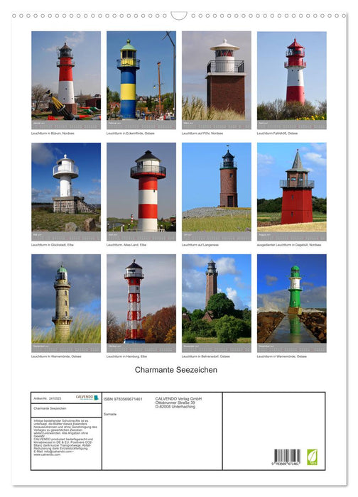 Charmante Seezeichen (CALVENDO Wandkalender 2027)