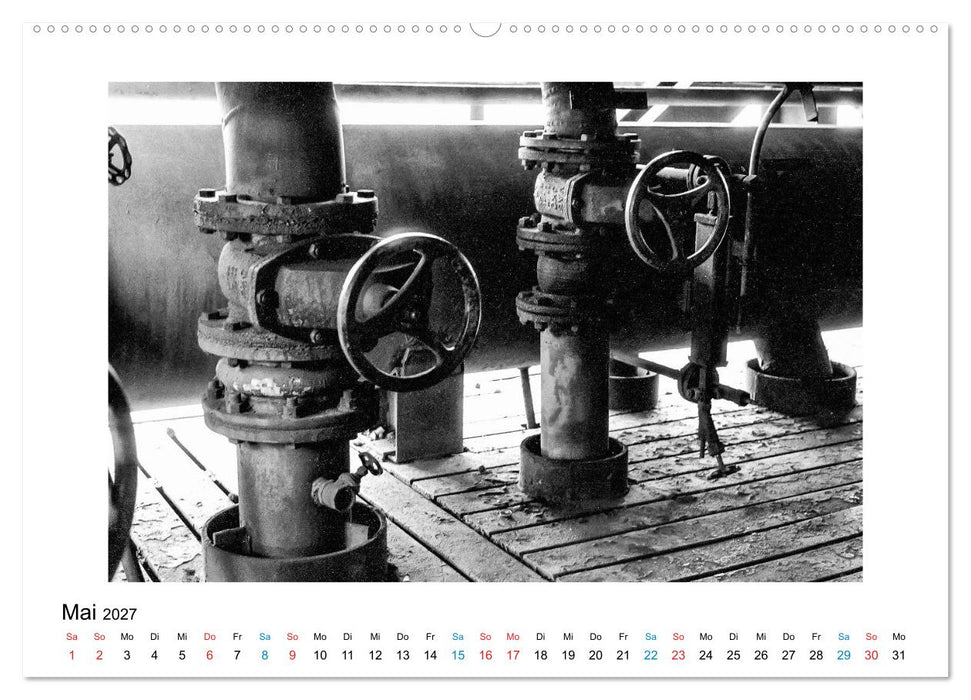 Die große Stille – Industriekultur im Revier (CALVENDO Premium Wandkalender 2027)