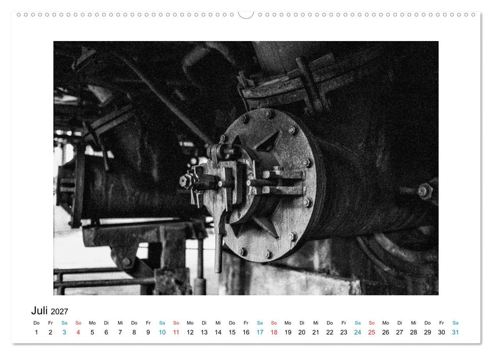 Die große Stille – Industriekultur im Revier (CALVENDO Premium Wandkalender 2027)