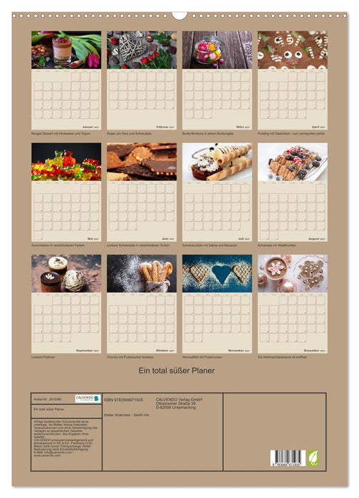 Ein total süßer Planer (CALVENDO Wandkalender 2027)