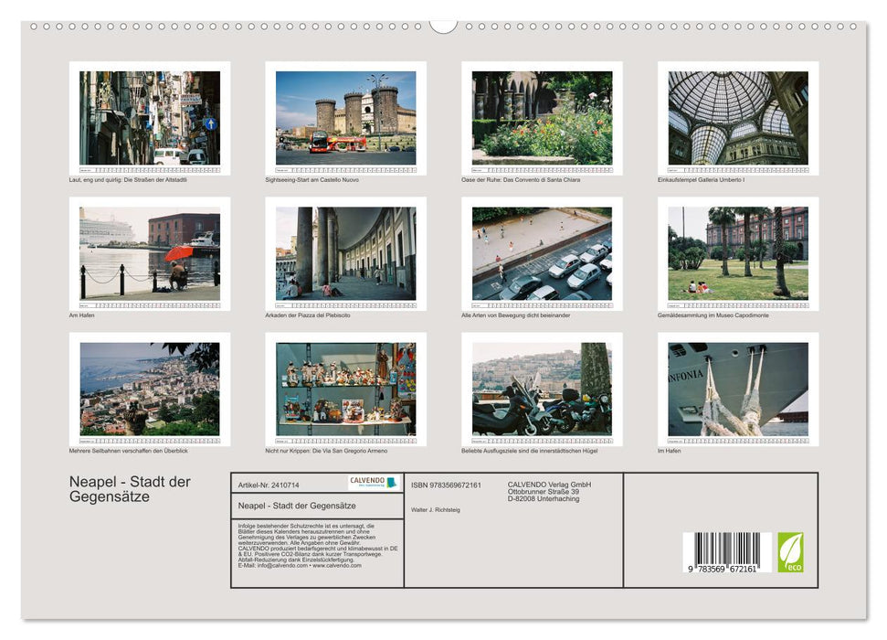 Neapel - Stadt der Gegensätze (CALVENDO Premium Wandkalender 2027)