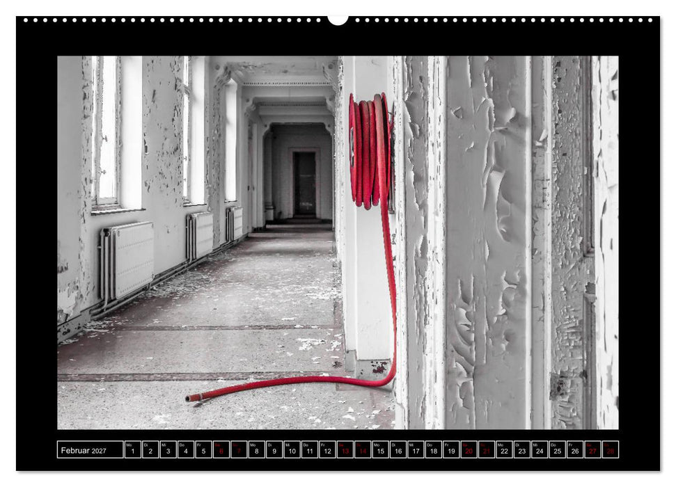 Lost Places - Farbenspiele (CALVENDO Wandkalender 2027)