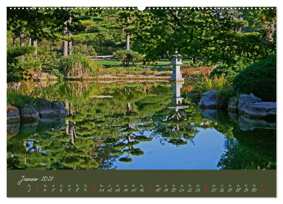 Düsseldorfer Nordpark (CALVENDO Premium Wandkalender 2027)
