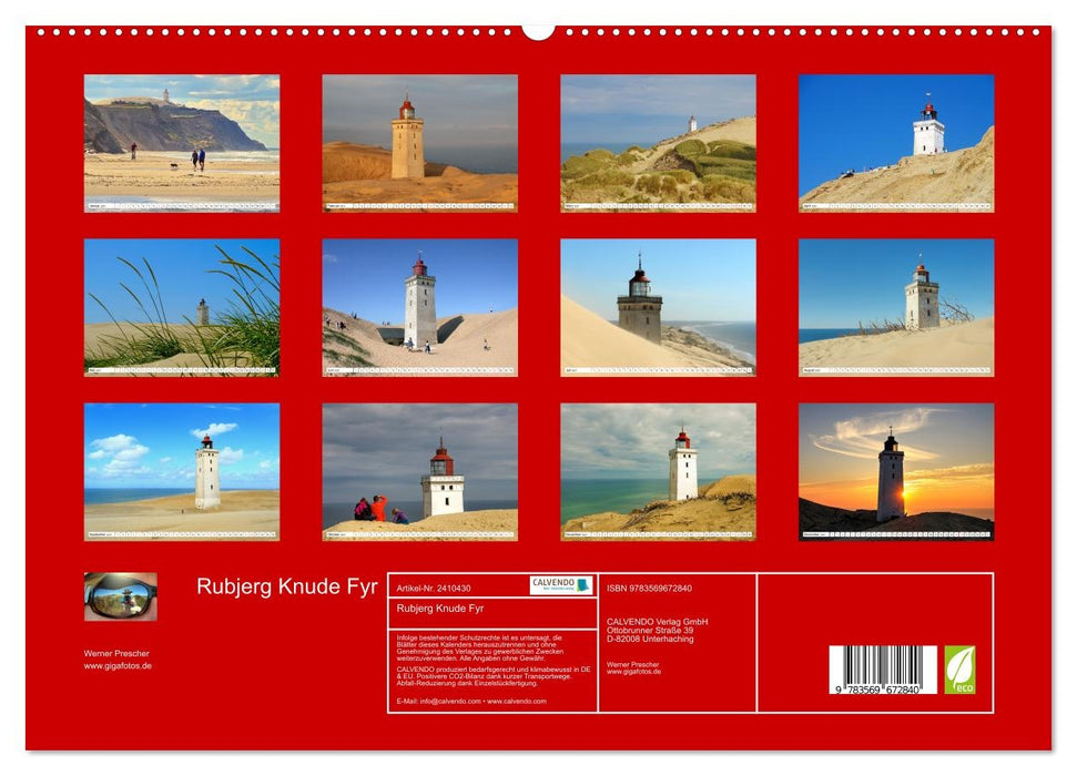 Rubjerg Knude Fyr (CALVENDO Premium Wandkalender 2027)