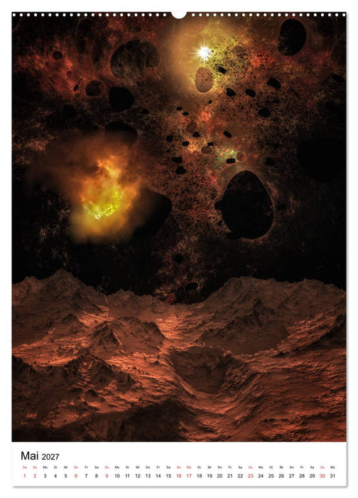 Unser Universum eine interstellare Reise (CALVENDO Wandkalender 2027)