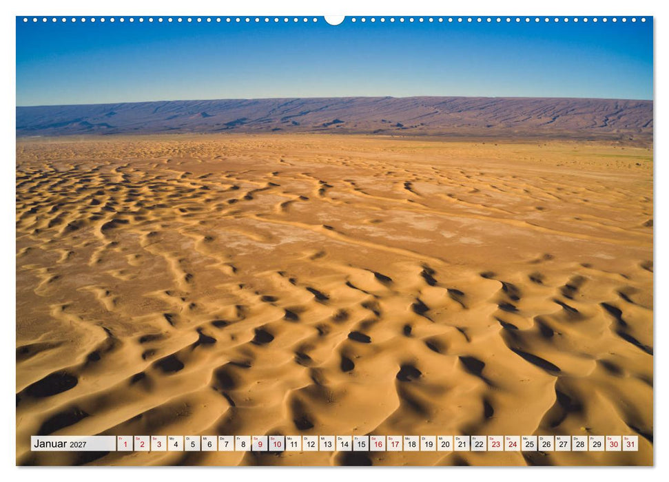 Marokko - Faszinierende Landschaften und traditionelle Bauwerke von oben (CALVENDO Premium Wandkalender 2027)