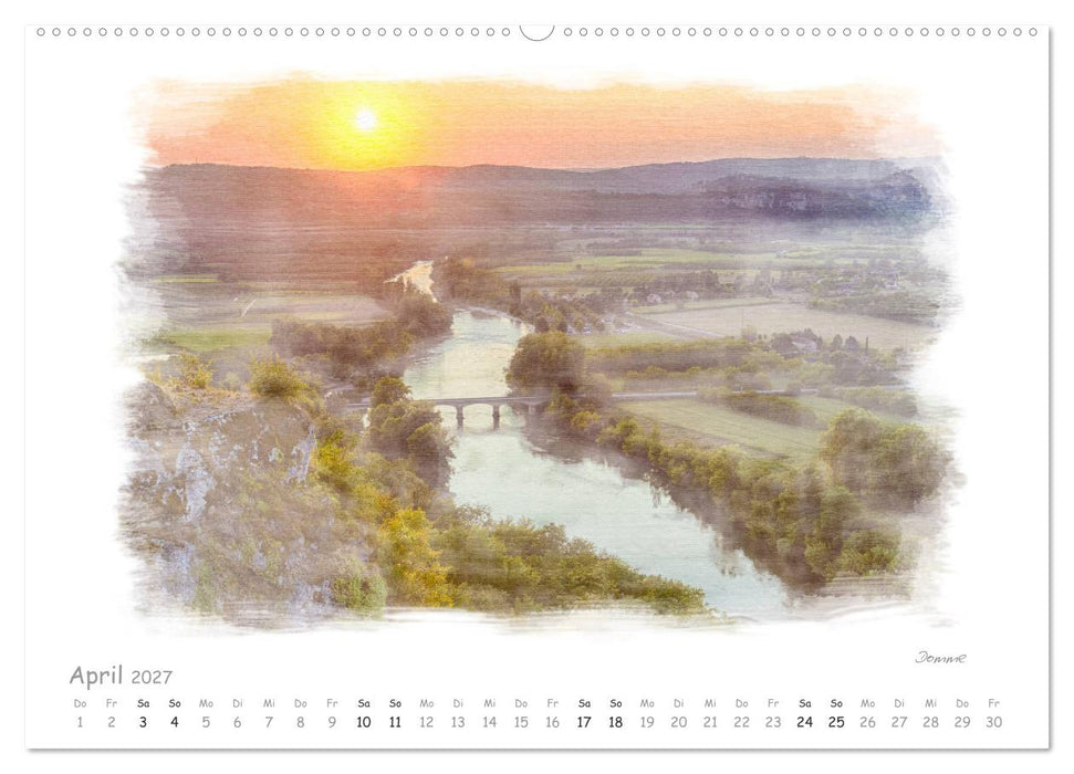 Romantisches Périgord (CALVENDO Wandkalender 2027)