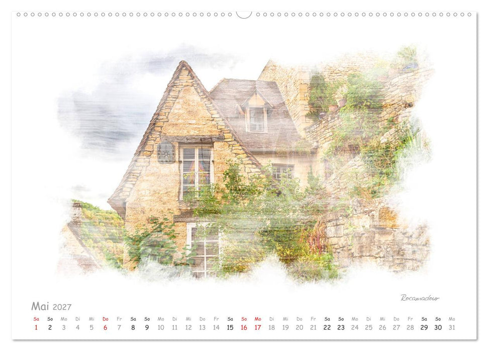 Romantisches Périgord (CALVENDO Wandkalender 2027)