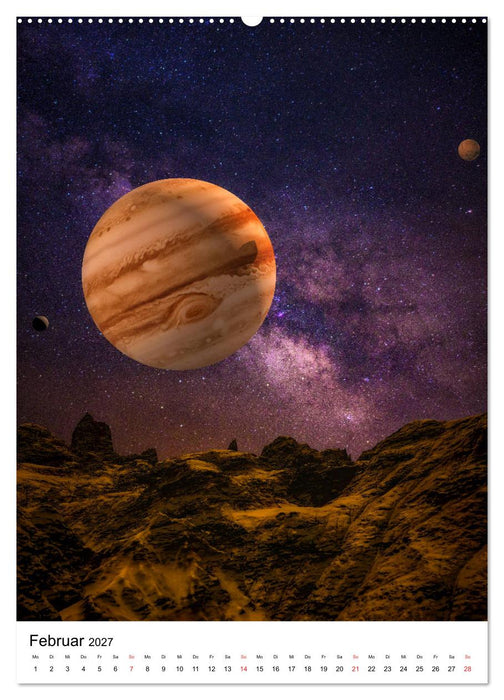 Unser Universum eine interstellare Reise (CALVENDO Premium Wandkalender 2027)