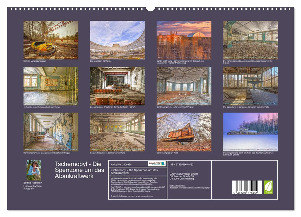 Tschernobyl - Die Sperrzone um das Atomkraftwerk (CALVENDO Premium Wandkalender 2027)