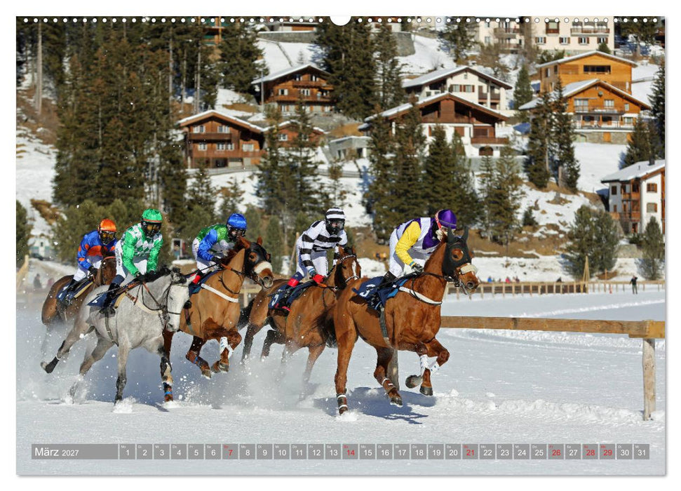 AROSA im Winter (CALVENDO Premium Wandkalender 2027)