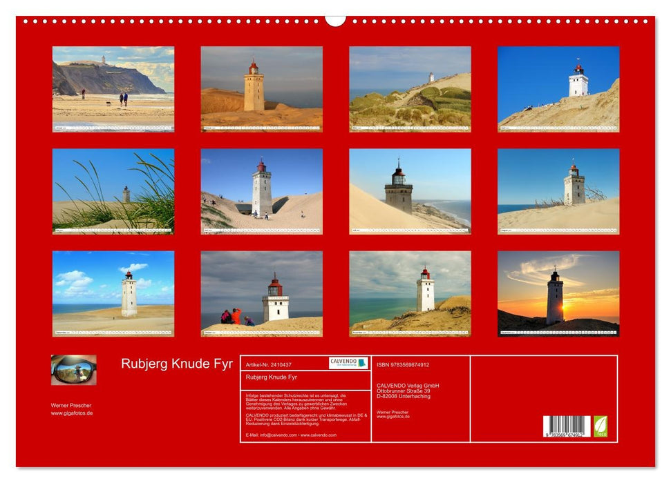 Rubjerg Knude Fyr (CALVENDO Wandkalender 2027)