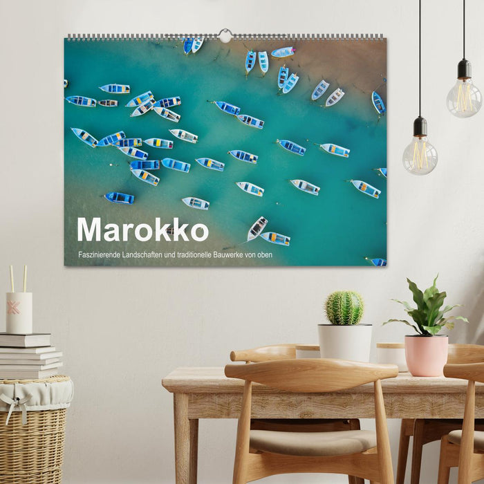 Marokko - Faszinierende Landschaften und traditionelle Bauwerke von oben (CALVENDO Wandkalender 2027)