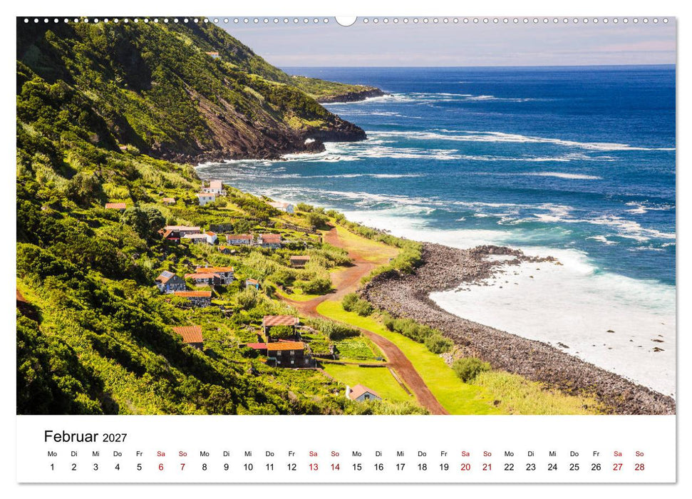 Azoren - Inseln im Atlantik (CALVENDO Wandkalender 2027)