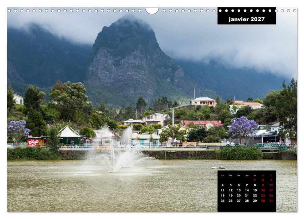 Paysages de l'île de La Réunion (CALVENDO Calendrier mensuel 2027)