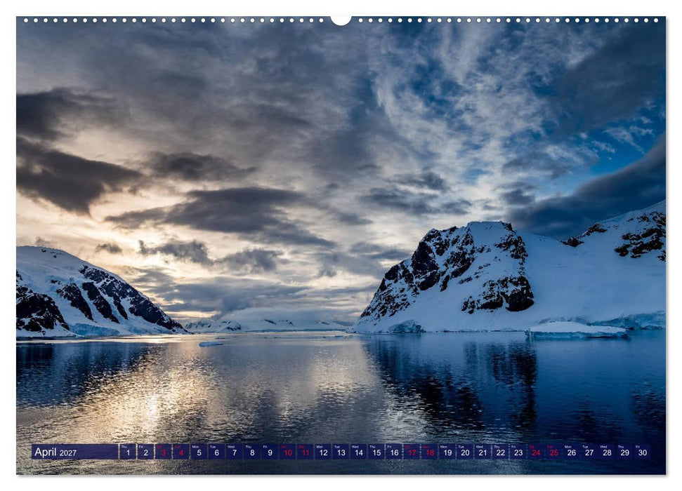 Antarctica Glaciers, seals and penguins (CALVENDO Premium-Calendar 2027)