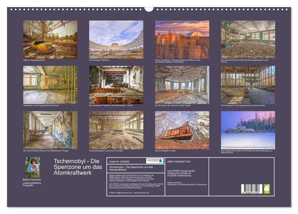 Tschernobyl - Die Sperrzone um das Atomkraftwerk (CALVENDO Wandkalender 2027)