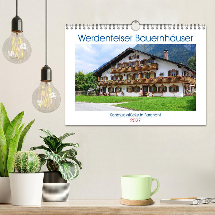 Werdenfelser Bauernhäuser - Schmuckstücke in Farchant (CALVENDO Wandkalender 2027)