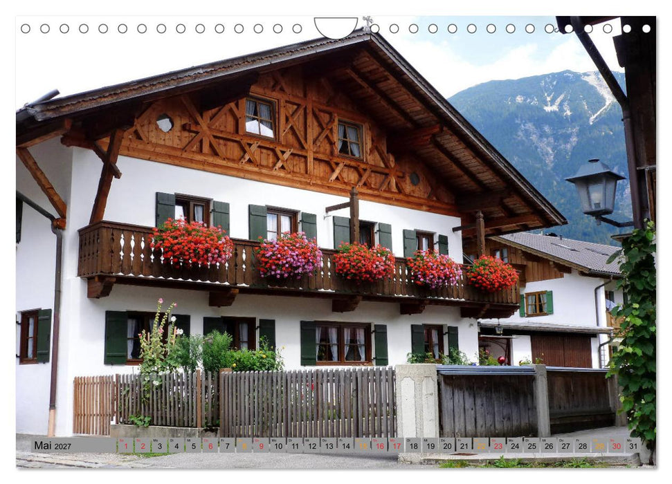Werdenfelser Bauernhäuser - Schmuckstücke in Farchant (CALVENDO Wandkalender 2027)