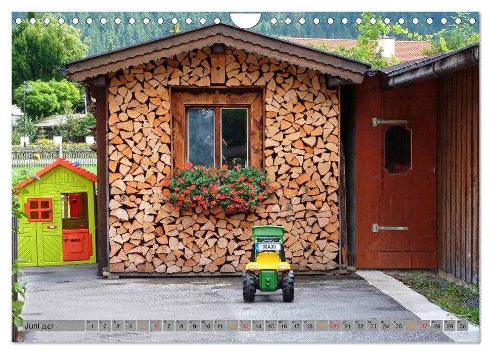 Werdenfelser Bauernhäuser - Schmuckstücke in Farchant (CALVENDO Wandkalender 2027)