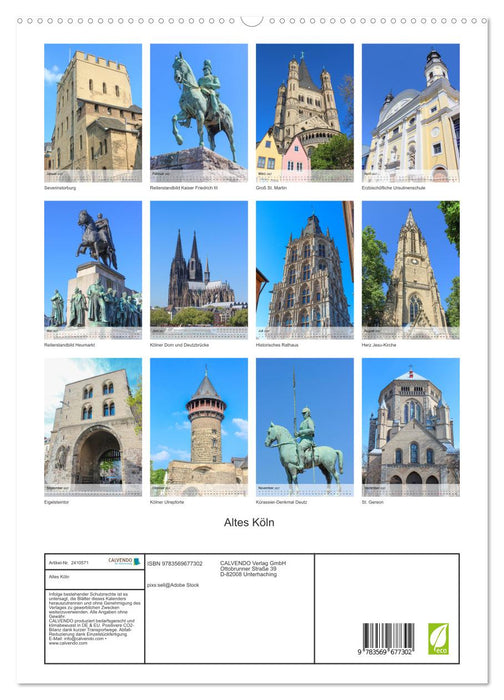 Altes Köln (CALVENDO Premium Wandkalender 2027)