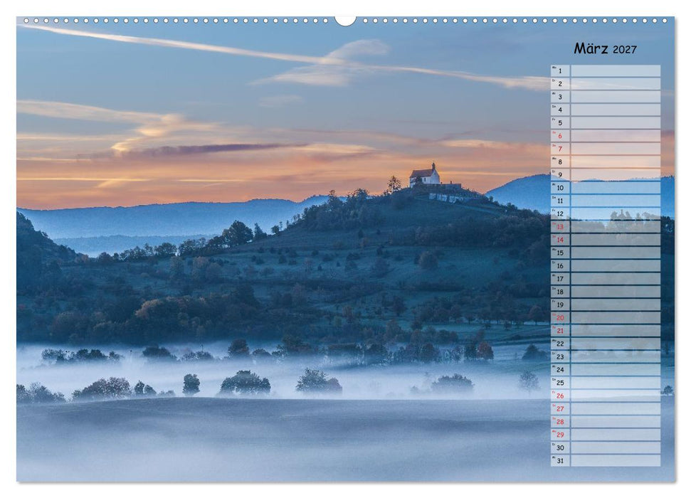 Rund um die Wurmlinger Kapelle (CALVENDO Premium Wandkalender 2027)