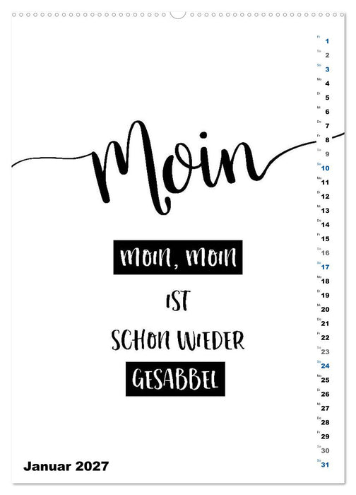 PLATT Typische Sprüche (CALVENDO Premium Wandkalender 2027)