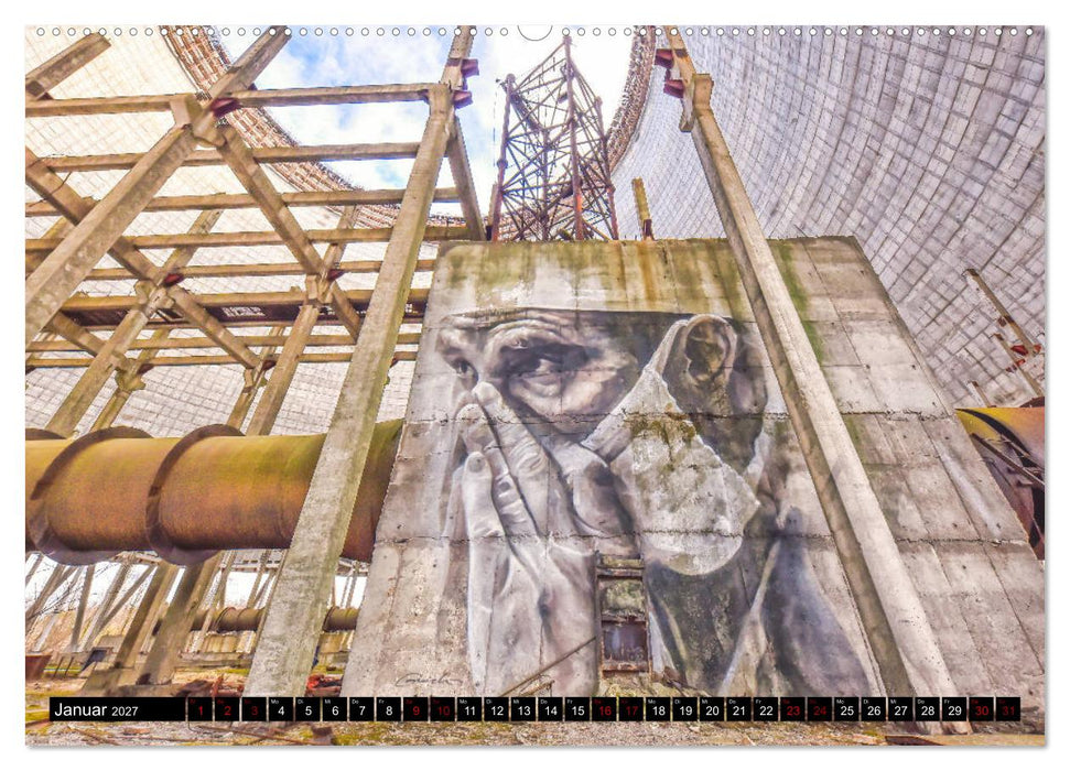 Tschernobyl - Prypjat - Die radioaktive Geisterstadt (CALVENDO Wandkalender 2027)