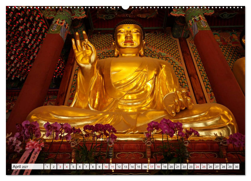 Asiens Tempel (CALVENDO Premium Wandkalender 2027)