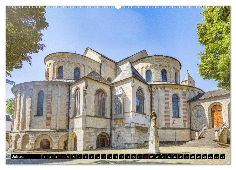 Kirchen in Köln - Heilige Stätten und imposante Bauten (CALVENDO Premium Wandkalender 2027)