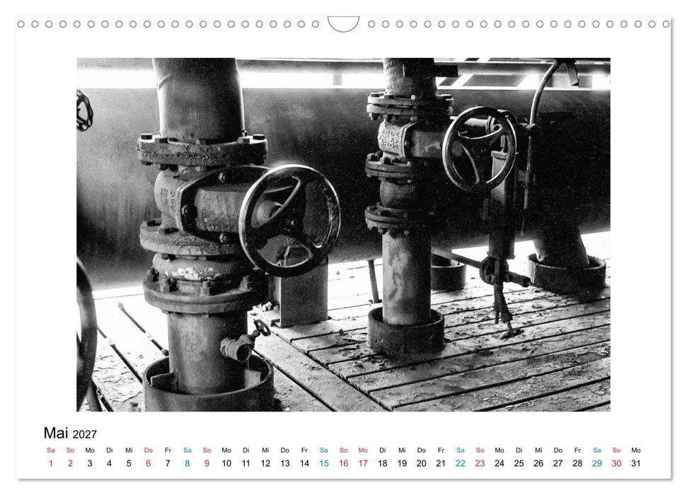 Die große Stille – Industriekultur im Revier (CALVENDO Wandkalender 2027)