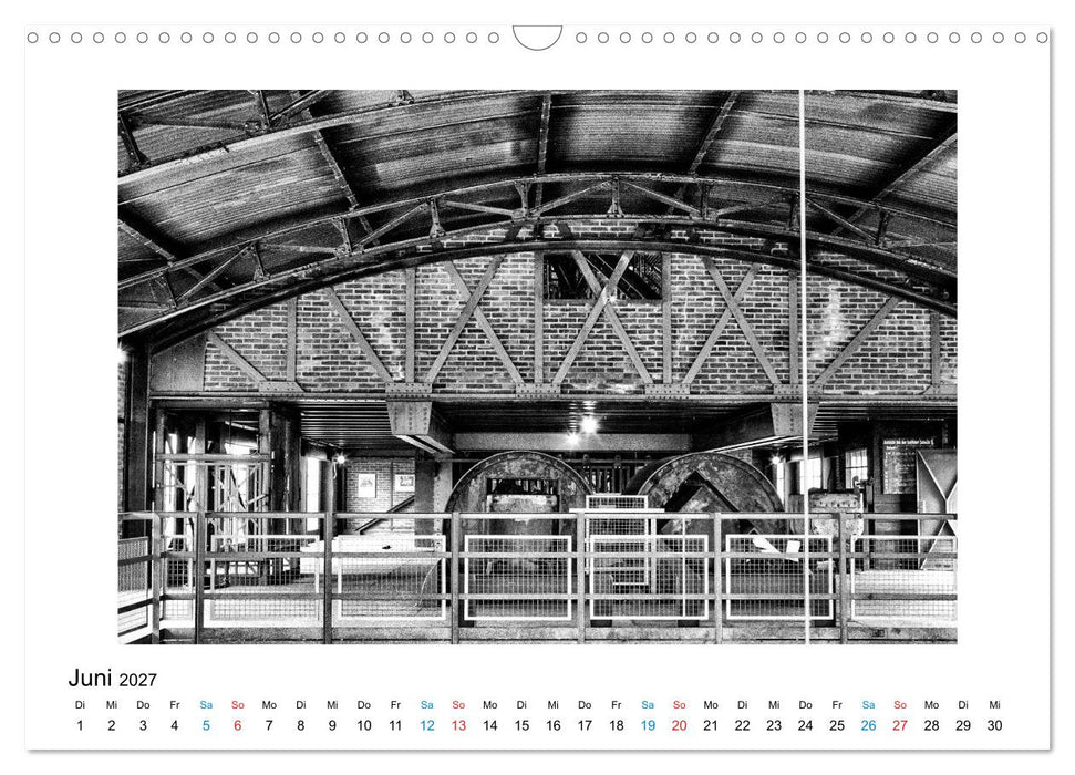 Die große Stille – Industriekultur im Revier (CALVENDO Wandkalender 2027)