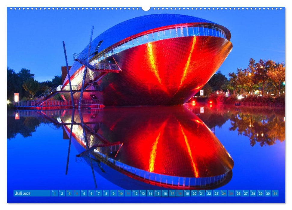 Hansestadt Bremen zur blauen Stunde (CALVENDO Premium Wandkalender 2027)
