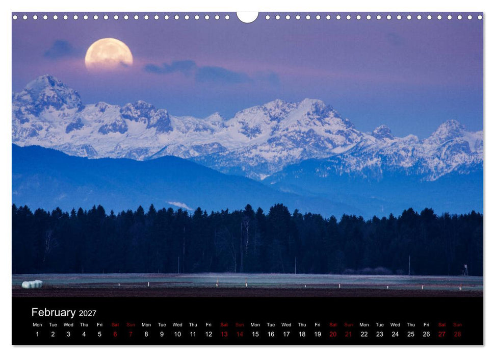 Mountains of Slovenia (CALVENDO Monthly Calendar 2027)