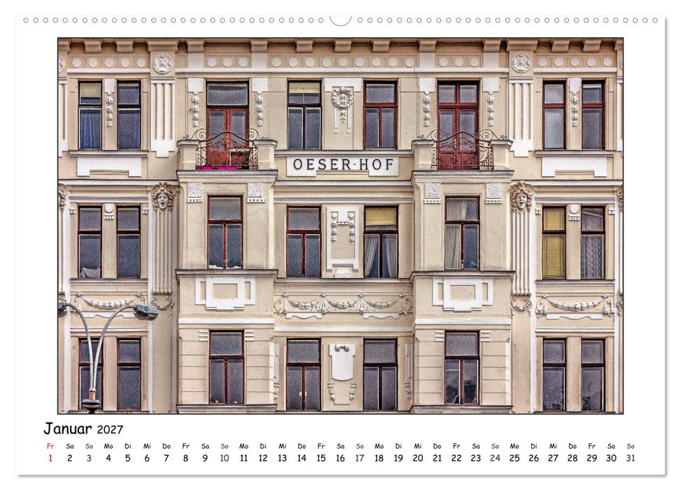 Wiener Jugendstil-Fassaden (CALVENDO Wandkalender 2027)