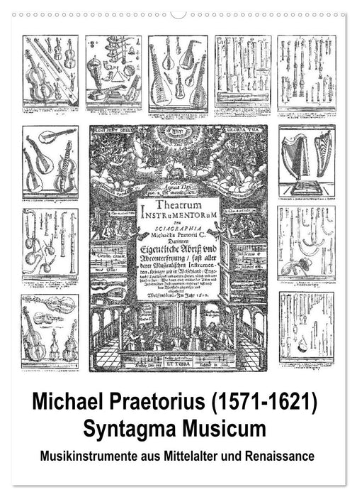 Michael Praetorius Syntagma Musicum (CALVENDO Wandkalender 2027)