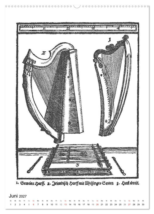 Michael Praetorius Syntagma Musicum (CALVENDO Wandkalender 2027)