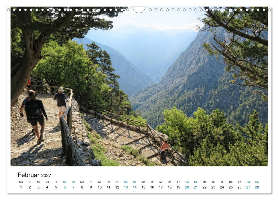 Die Insel Kreta - Städte, Schluchten und Meer (CALVENDO Wandkalender 2027)