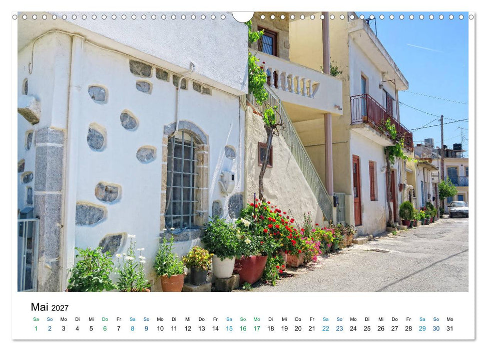 Die Insel Kreta - Städte, Schluchten und Meer (CALVENDO Wandkalender 2027)