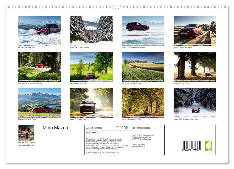 Mein Mazda (CALVENDO Premium Wandkalender 2027)