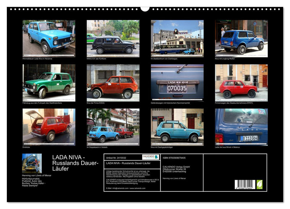LADA NIVA - Russlands Dauer-Läufer (CALVENDO Wandkalender 2027)