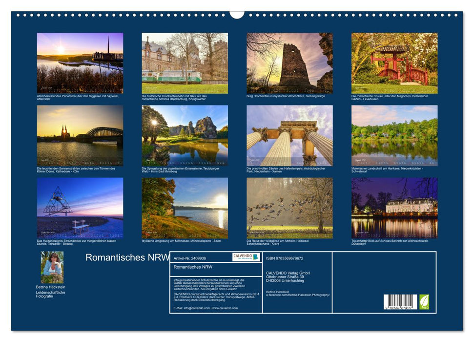 Romantisches NRW (CALVENDO Wandkalender 2027)