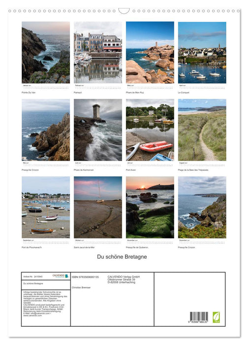 Du schöne Bretagne (CALVENDO Wandkalender 2027)
