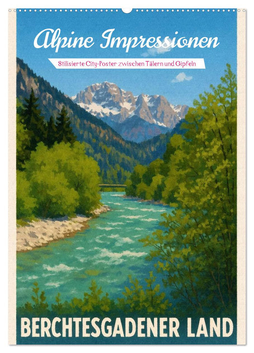 Alpine Impressionen Berchtesgadener Land (CALVENDO Wandkalender 2027)