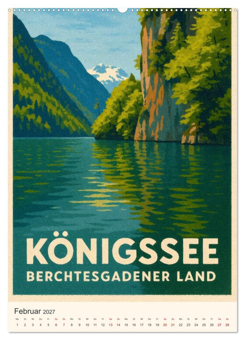 Alpine Impressionen Berchtesgadener Land (CALVENDO Wandkalender 2027)