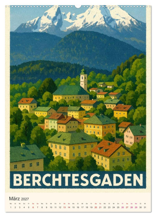 Alpine Impressionen Berchtesgadener Land (CALVENDO Wandkalender 2027)