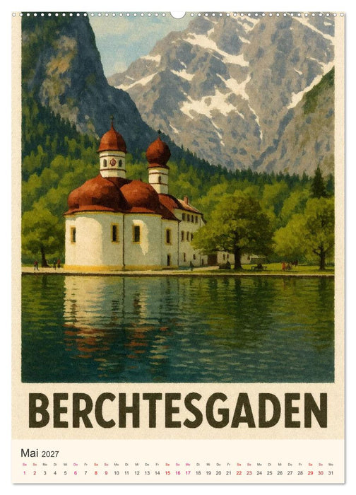 Alpine Impressionen Berchtesgadener Land (CALVENDO Wandkalender 2027)