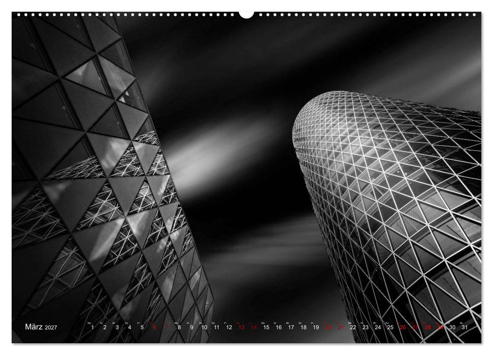 Monochrome Architektur (CALVENDO Premium Wandkalender 2027)